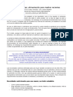 Nutrir Tu Cuerpo - Alimentación para Madres Recientes