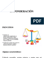 Ponderación