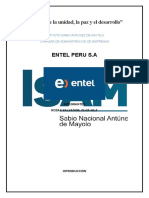 Monografia de Empresa Entel S.A.