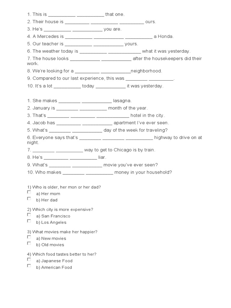 POSITIVE COMPARATIVE SUPERLATIVE RULES PDF visual data 2