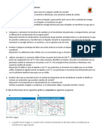 I. Cuestionario: Temario para El Examen de Ciencias Naturales