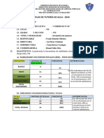 Plan de Tutoria para Presentar 2023