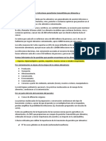 Infecciones Parasitarias Transmitidas Por Alimentos y Micotoxicosis