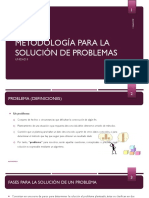 Unidad II-2.1-Metodología para La Solución de Problemas-1
