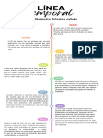 Infografía Cronológica Línea Del Tiempo Sencilla Simple Multicolor