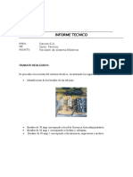 Informe Tecnico Sistema Electrico Oficinas Villa Italia