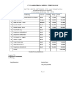 Penawaran Harga Alat Kebersihan 2023