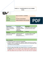 CTA1-U2-SESION 01 Clasificacion de Los Seres Vivos