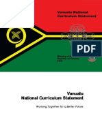 Vanuatu National Curriculum Statement - English - 2010