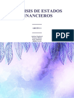 Analisis de Estados Financieros