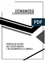 Procesos de Gestión Del Talento Humano y Del Desempeño en La Empresa