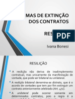 Ivana Bonesi - Direito Civil III - 7 Formas de Extinção Dos Contratos Parte 2 - Slides