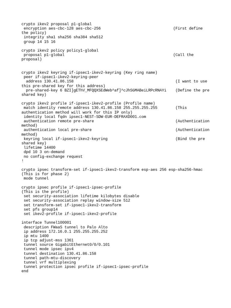 IKEv2 IPsec VPN Configuration Guide | PDF | Internet Protocols | Espionage  Techniques