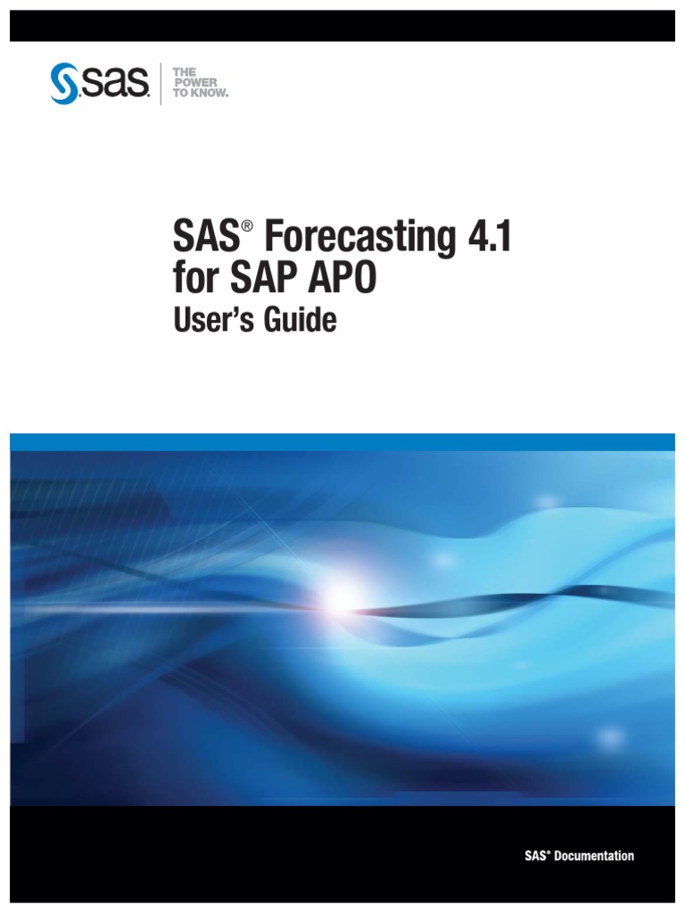 SAP Forecasting | PDF | Mean Squared Error | Sas (Software)