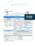 Sesiones de Aprendizaje - EDA III Semana 2 - Editora Quipus Perú