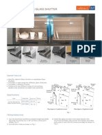 Aluminium Glass Shutter Profiles