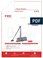 4. Ficha Tecnica - Cierrapuerta FRD 8500