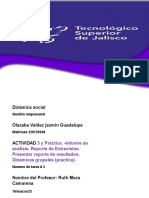 ACTIVIDAD 3 y Práctica. - Informe de Análisis. Reporte de Entrevistas. Presentar Reporte de Resultados. Dinámicas Grupales (Práctica) .