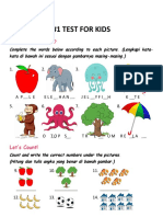 #1 Test For Kids
