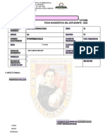 Ficha Diagnostica Estudiante - 2022