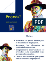 Que Es Un Proyecto