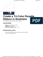 Create A Tri-Color Rosette Ribbon in Illustrator