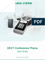 DECT Conference Phone User Guide: Version: 85.20 I Date: Sep. 2020