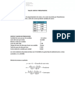 Taller Aplicación 1 de Costos y Presupuestos