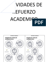 Actividades de Refuerzo Academico