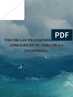 Uso de Las Transformaciones Lineales en El Área de La Ingeniería - MAlvarado - Investigacion