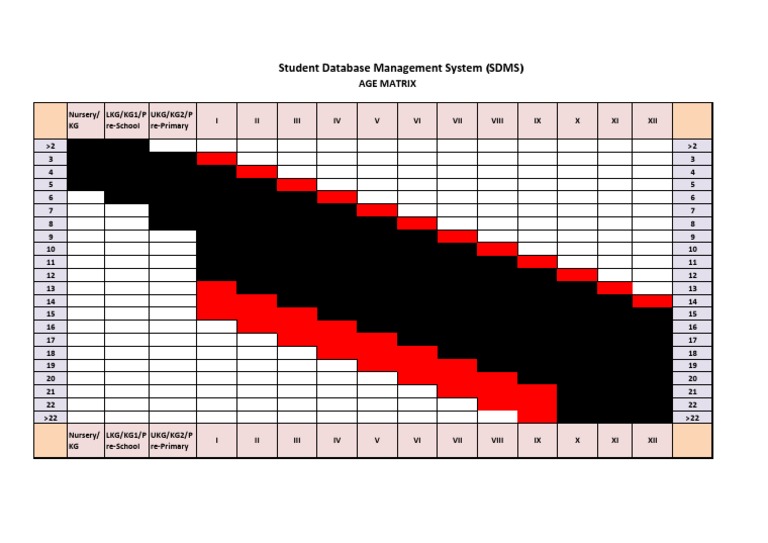 Age Matrix PDF