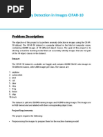 Anomaly Detection in Images CIFAR-10