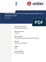 Tarea 2.1 Cuadro Sinóptico de Las Situaciones Relacionadas Con La Desviación Social Zoe