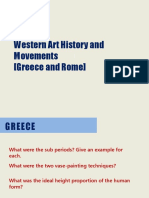 SESSION 6 - 2 Western Art Greece Rome