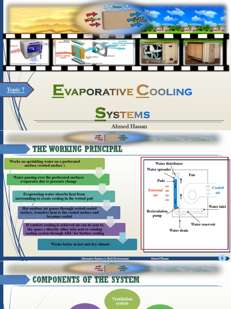 Lecture 4Evaporative Cooling PDF Air Conditioning Humidity