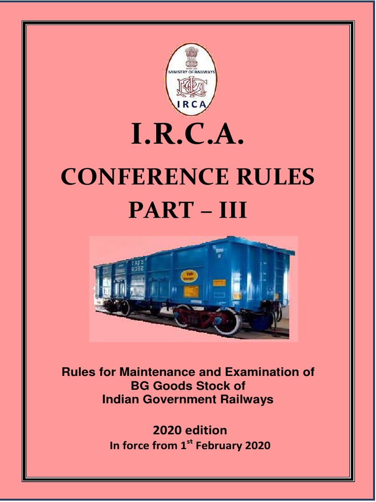 Irca Part III | Download Free PDF | Train | Track Gauge