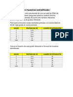 Ejemplo de Muestreo Estratificado