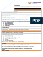 New Starter Checklist For Managers