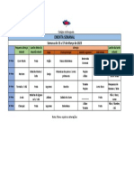 Menu de 13 A 17 de Março