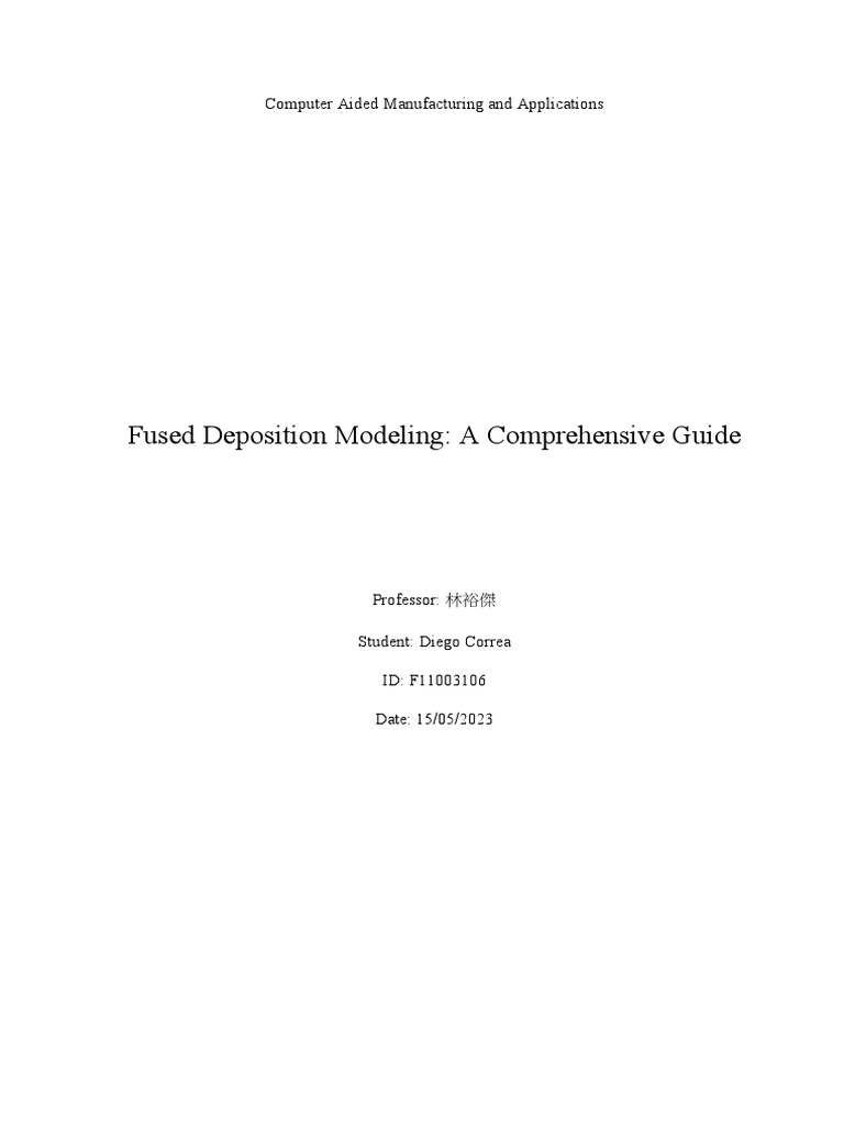 3D Printing Tutorial | PDF | 3 D Printing | Secondary Sector Of The Economy