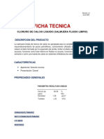 FICHA TECNICA CaCl2 Liquida