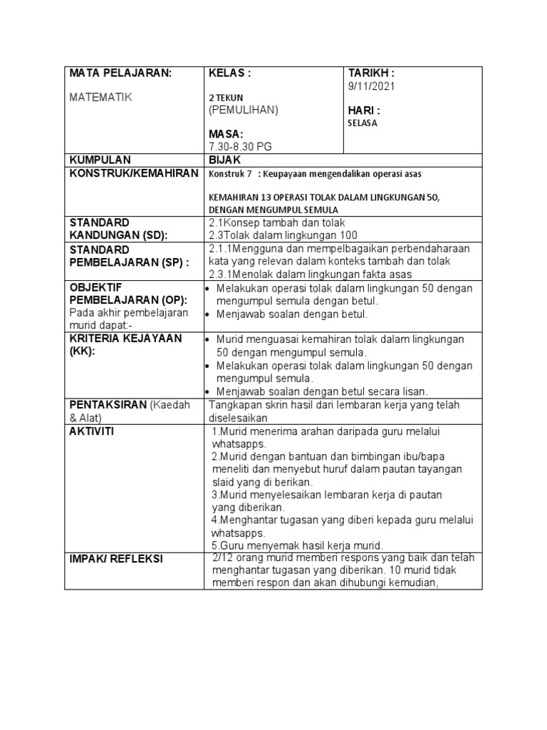 Matematik Pengajaran Tahun 3 Pdf