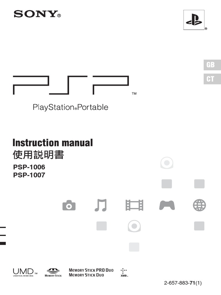 SONY PSP Instruction Manual PDF Ac Power Plugs And Sockets