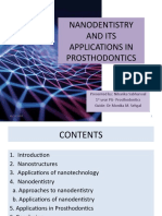 Nanodentistry and Its Applications in Prosthodontics