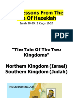 Life Lessons From The Life of Hezekiah