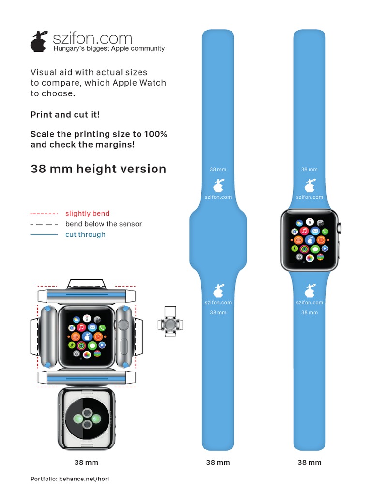 Apple Watch Size Comparison Guide | PDF