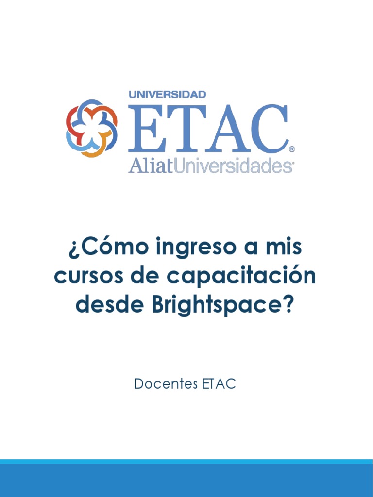 Tutorial Capacitación Docente BS | PDF