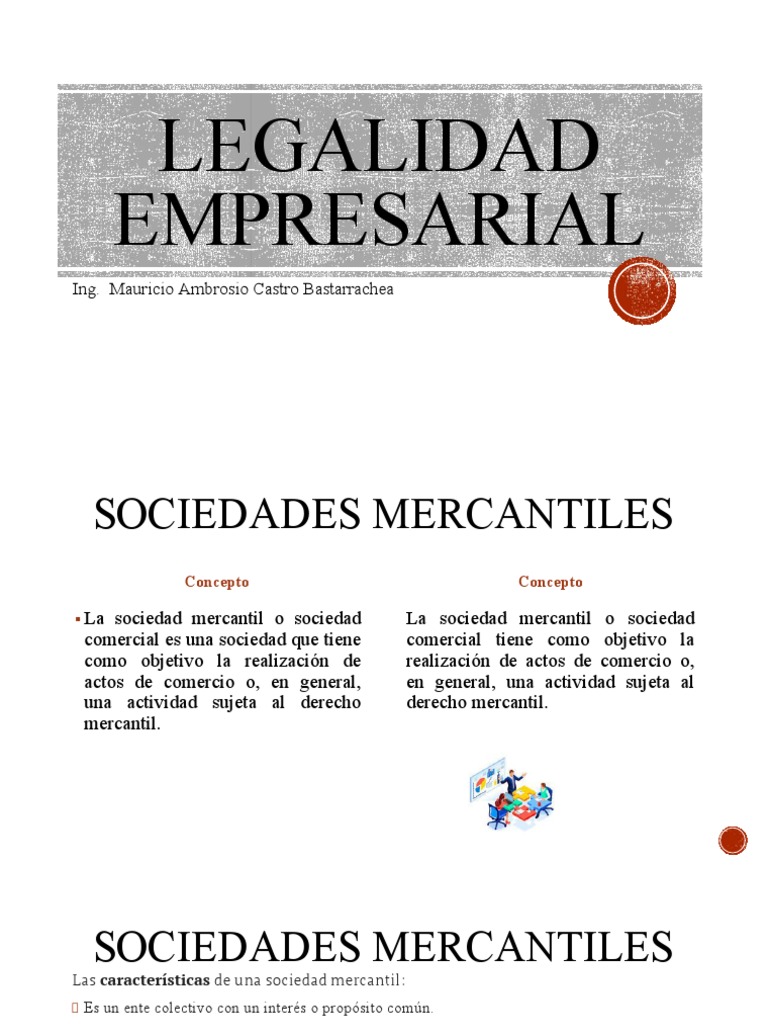 Tipos y características de sociedades mercantiles | PDF | Sociedad de ...