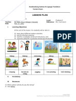 Lesson Plan (Days of The Week) Refresh Format
