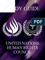UNHRC Study Guide